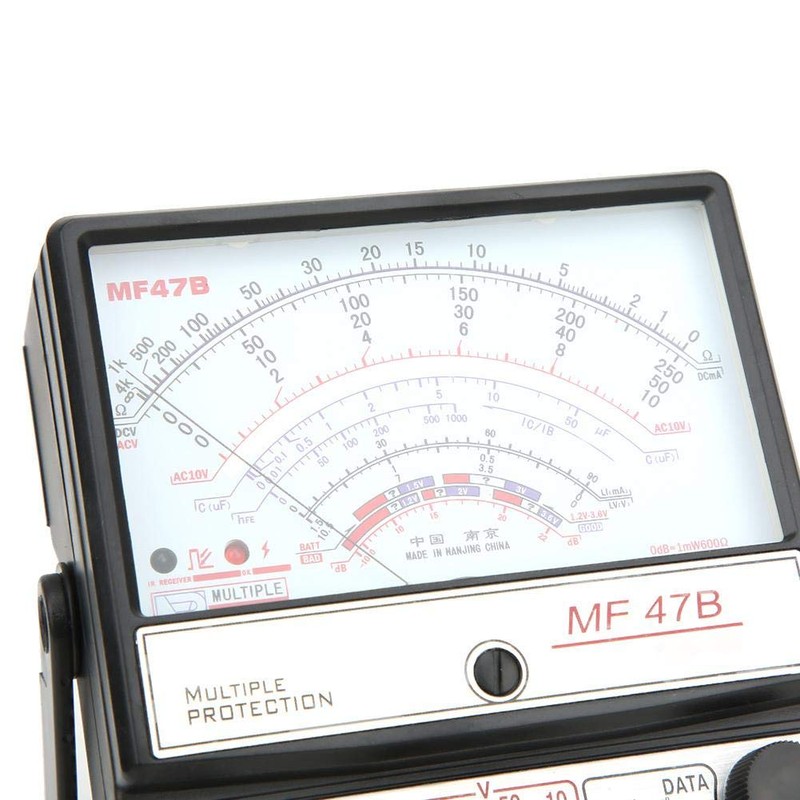 MF47B Digital Screen Multimeter, Voltage Current Tester Display Multimeter Test