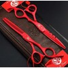 Kit Tijeras Profesionales Estilista Barbero Peluquero Purple Dragon 5.5 pulgadas