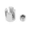 Cross Cable Clamps 4Pcs, M12x5mm Cross Wire Rope Clip, 316