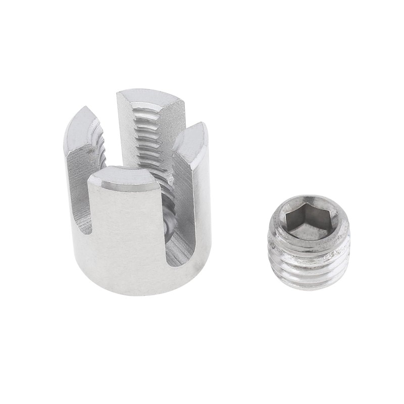 Cross Cable Clamps 4Pcs, M12x5mm Cross Wire Rope Clip, 316