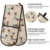 susiyo Double Oven Mitts Cute Dachshunds Dogs Heat Resistant Oven