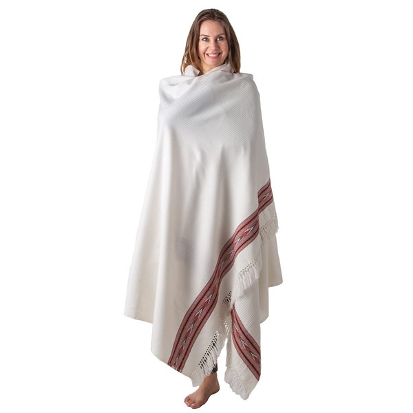 Om Shanti Crafts Om Shanti Crafts Meditation Shawl or Blanket,