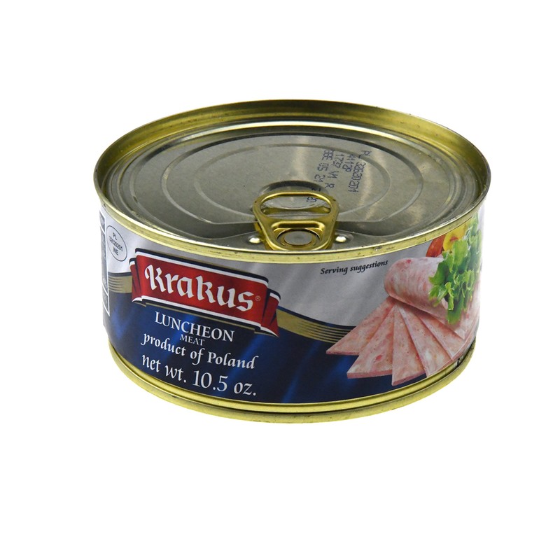 Krakus Luncheon Meat Pack of Three - 10.5 Ounce Cans