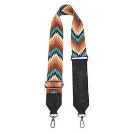 Montana West Wrangler Strap Western Purse Straps Replacement Crossbody Handbag Adjustable Aztec Wide Guitar Strap STP-2211BK