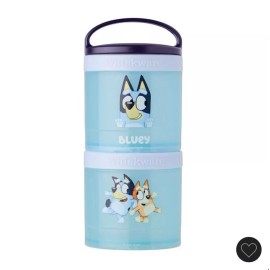 whiskware New Bluey 2 Stackable Snack Cups Container for Kids Bluey Bingo