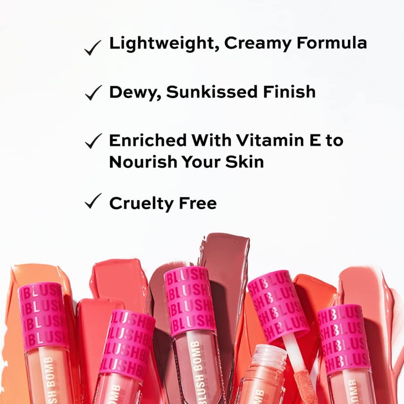 Makeup Revolution, Revolution, Blush Bomb Cream Blusher, Peach Filter, Available