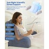 Kayfia Reading Pillow, 30-90° Stepless Adjust Angle & Height, Medium,