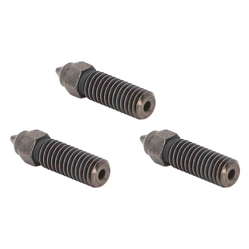 3PCS Hardened Steel Nozzles High Flow Nozzle Kit 3D Printer
