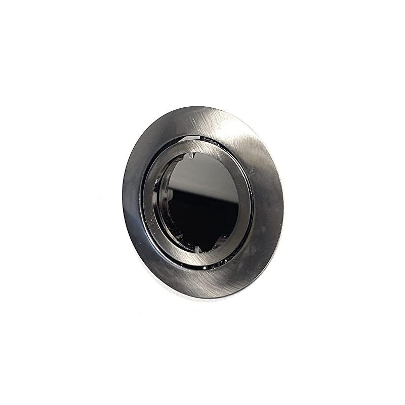 RUTEC Aluminium Die-Cast Recessed Spotlight ALU5537 Brushed Iron 30° Swivelling