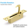 Pocket Door Pull Handle, 3.75" Edge Pull, 304 Stainless Steel,