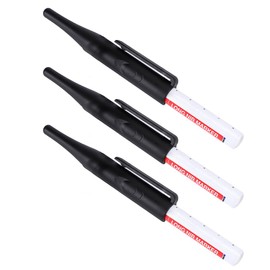 3 x Long Head Deep Hole Marker Pens, Multi-Function 30MM Long Pen Tip Carpenter Woodworking Marker for Home DIY Hardware Processing - Black