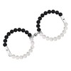 free-space 2 Matching Sun Moon Bracelets Yin Yang Magnetic Couple