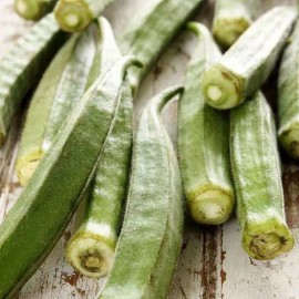 Fresh 150 Clemson Spineless Okra Seeds Non-GMO Heirloom | USA Seller