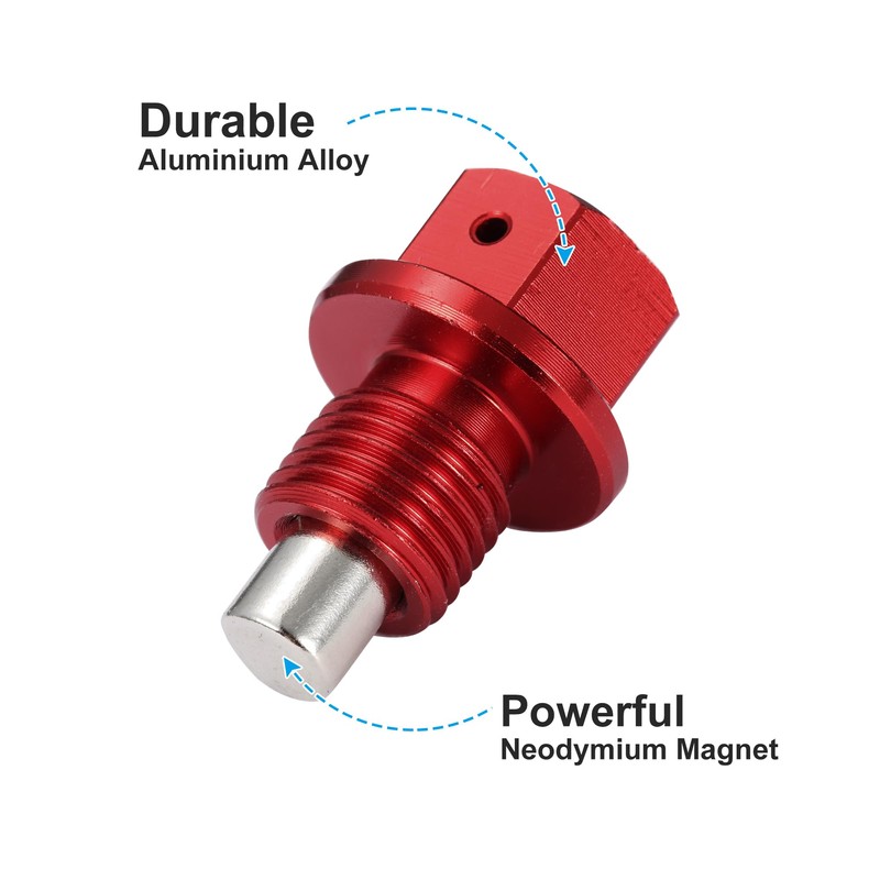 A ABSOPRO 2 Set Oil Drain Screw Aluminium M12 x