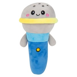 VFM e-Store - Microphone Soft Toy Cute Plushie Huggable Cuddly Stuffed Toy Plush Toy Cute Stuffed Plushie, Gifts for Birthday, Valentine's Day Christmas - 16cm Blue