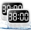 HAUKINIX Shower Timer Waterproof Bathroom Toilet Timer Digital Kitchen for