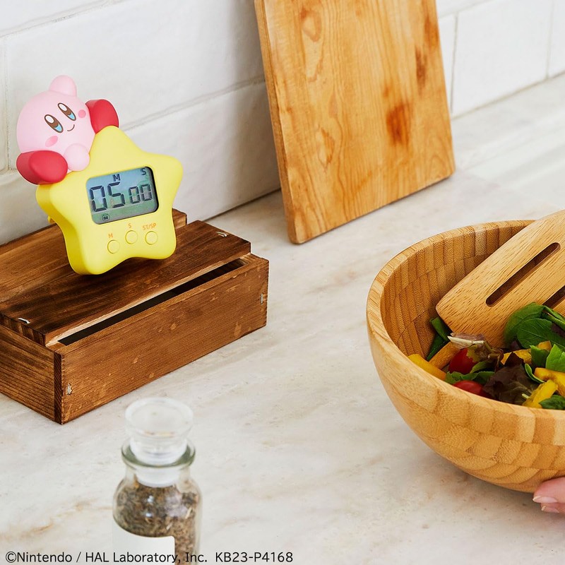 Ccp Kirby KH-CT82-KB Kitchen Timer, Kirby Star, Caranics Series