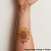 'sunflower' Temporary Tattoo - Water Resistant, Skin-Safe, Non-Toxic Transfer (TO00061507)