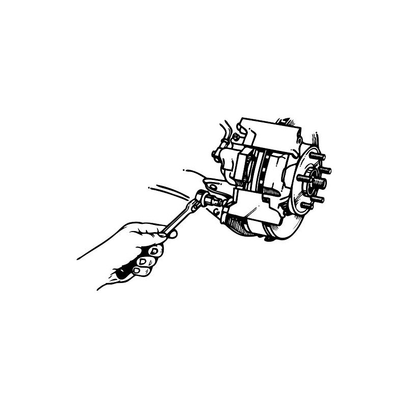 Lisle 12550 Brake Caliper Bit Set