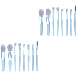 Baluue 16 Pcs Matte Wooden Handle Makeup Brush Set Professional Cosmetics Brush Kit