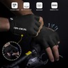 RIVBOS CHG001 Bicycle Gloves, Cycling Gloves, Fingerless, Sculpted Design, With