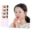 IWOWHERO Eyebrow Shaping Template 5 Sets 20pcs Reusable Eyebrow Stencils