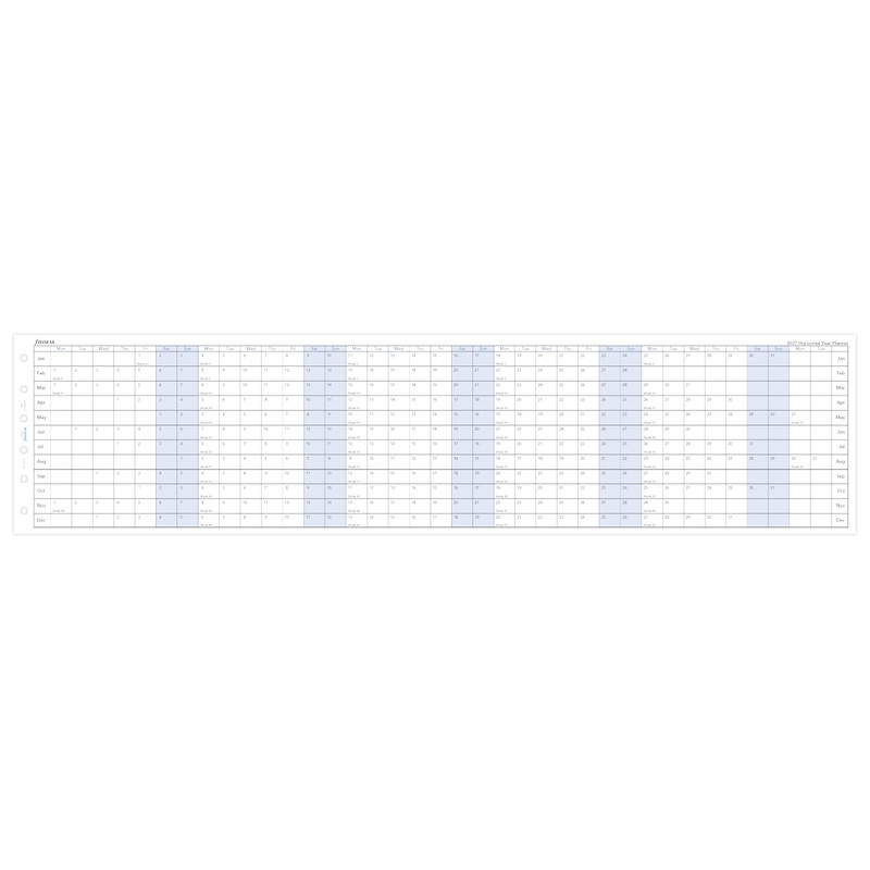 Filofax Pocket Horizontal Year Planner 2027