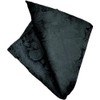Elnuk Styles 100% Black Paisley Twill Pocket Square Hanky Handkerchief