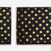 MR FIVE 60 Sheets Black Gold Polka Dot Tissue Paper