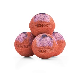 Sweet Watermelon Luxury Bath Bombs -Set of 10 - Extra Large - 4.5oz