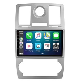 Slakerbe Android 13 Car Stereo Fit for Chrysler 300C 2004-2007 9 Inch Touch Screen Car Radio 2GB+32GB Wireless Carplay & Android Auto with WiFi Bluetooth FM/RDS Navigation Media Player