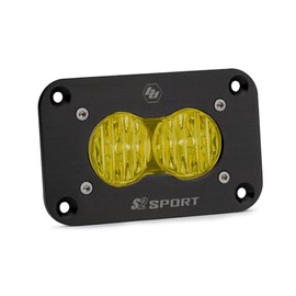 Baja Designs S2 Sport Flush Mount LED Light (Wide Cornering; Amber)