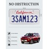 Front License Plate Frame for Toyota 4 Runner 2014-2024 Front