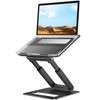 tounee Laptop Stand for Desk Adjustable Height, Telescopic Computer Stand