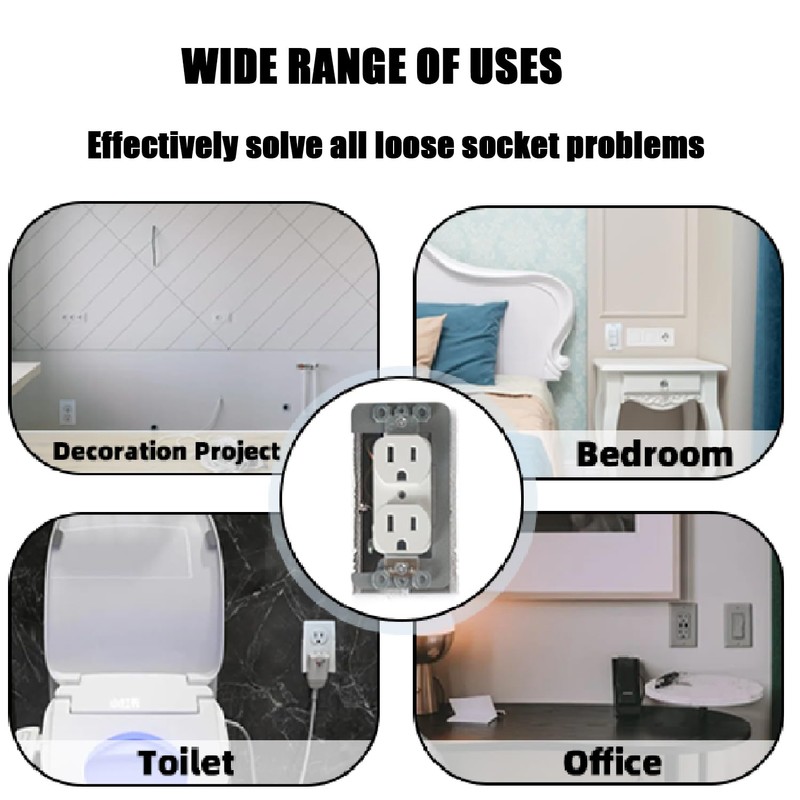 22 Pcs Wall Plate Spacer, Metal Outlet Spacers, Wall Plate