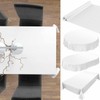 Anro Oilcloth, Table Cloth, Sold By The Metre, White Smooth