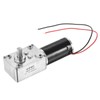 MECCANIXITY DC 12V 200RPM Worm Geared Motor 8mm D Shaft
