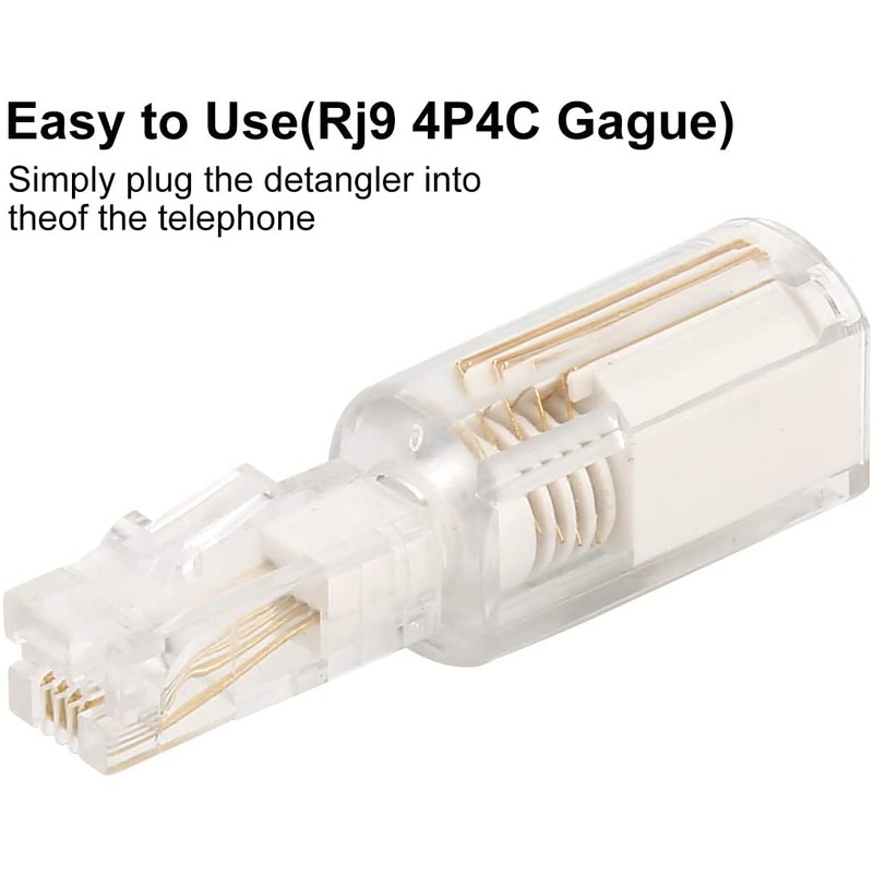 3 x 360 Degree Rotatable Telephone Cord Detanglers for Telephone