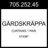 IKEA GÅRDSKRÄPPA Curtains 1 Pair Multicolor/flo