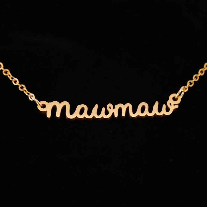 AHAETH Mawmaw Gifts Necklace for Women Grandma Birthday Wedding Ideas