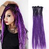 Synthetic Dreads 24 Inch 10 Strands Ombre Black and Purple