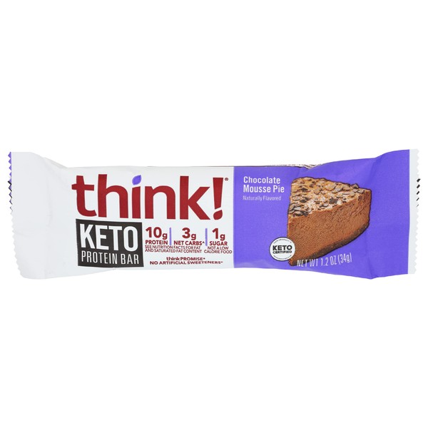 Think! Chocolate Mousse Pie Protein Bar, 1.2 OZ