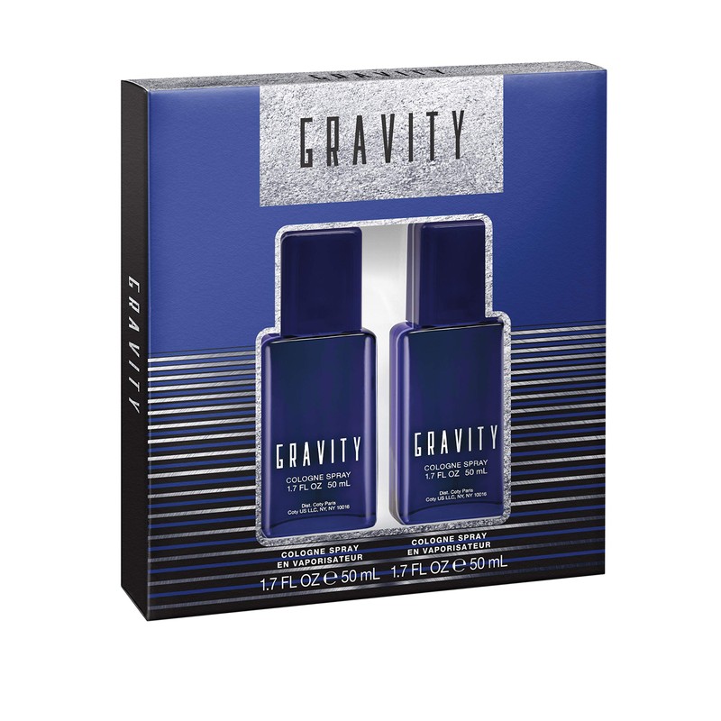 Gravity Cologne Spray, 1.7 Ounce, Pack of 2, Total Retail