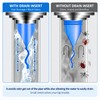 3-Pack One-Way Drain Valve Inserts for Sink & Floor Drains,