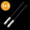 1+1 Domestic Multi-Purpose Mini Tube Brush for Bottle Cleaning Syringe Brush