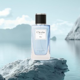 CICCIO Blue Eau De Perfume For Men With Citrus Lemon, Bergamot & Mandarin, Premium Long Lasting Woody, Aquatic Liquid Fragrance Scent, Perfect Perfume For Summer, 100ml