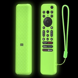 LEFXMOPHY Case for Sony RMF-TX910U / TX920U TV Remote, Silicone Cover Glow in Dark - Lime Green