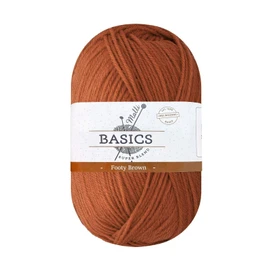 100g Malli Knitting Yarn Acrylic Crochet Craft Super Soft Fine Threat Ball (Footy Brown)