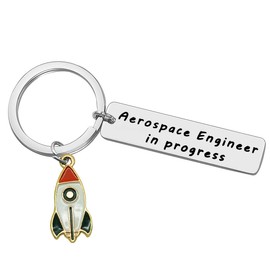 Baipilu Funny Aerospace Engineer Gift Keychain Engineer Jewelry Gift Graduation Gift for Aerospace Engineer Appreciation Jewelry Thank You Gift Keyring Christmas Birthday Retirement Gift Keyring