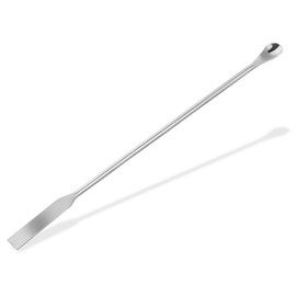 Laboratory Spatula Micro Spoon 18 cm Sample Spoon Spoon Spatula Double-Sided Instrument Cream Spoon for Cosmetics Made of Metal - Mixing Spatula - Ointment Spatula